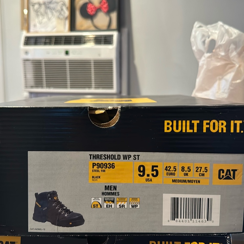 Caterpillar Men’s Threshold Waterproof Steel Toe Work Boot